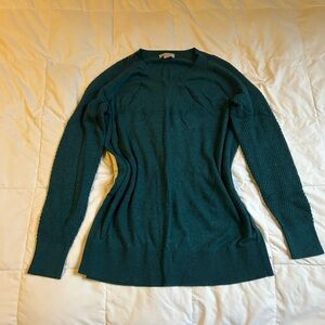 LOFT Teal Crew Neck Sweater